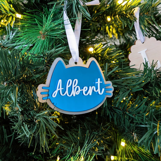 Cat Christmas Ornament