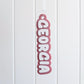 Personalised Acrylic Bag Tag