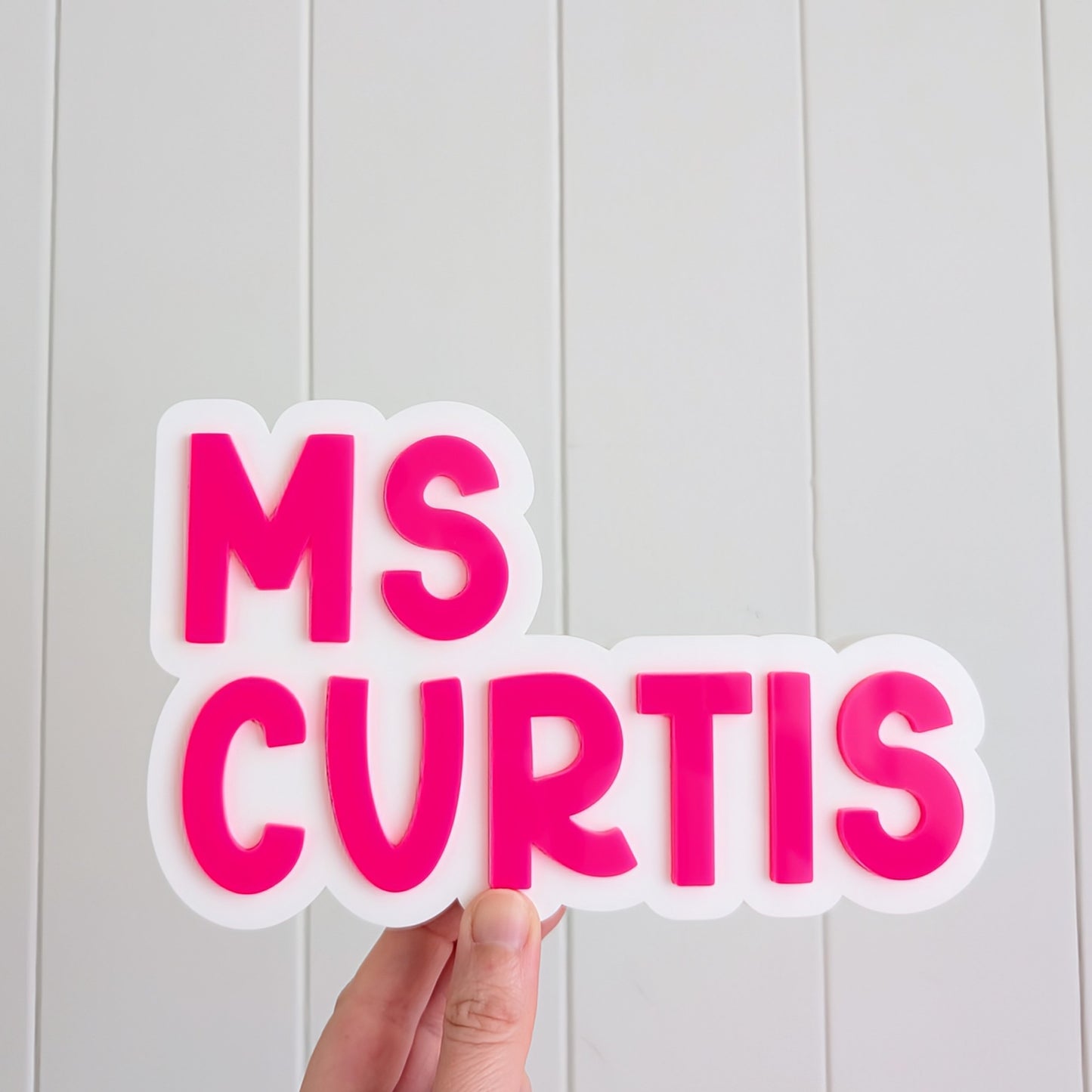 Teacher Name Desk Plaque