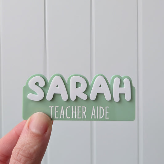Name Badge - Offset