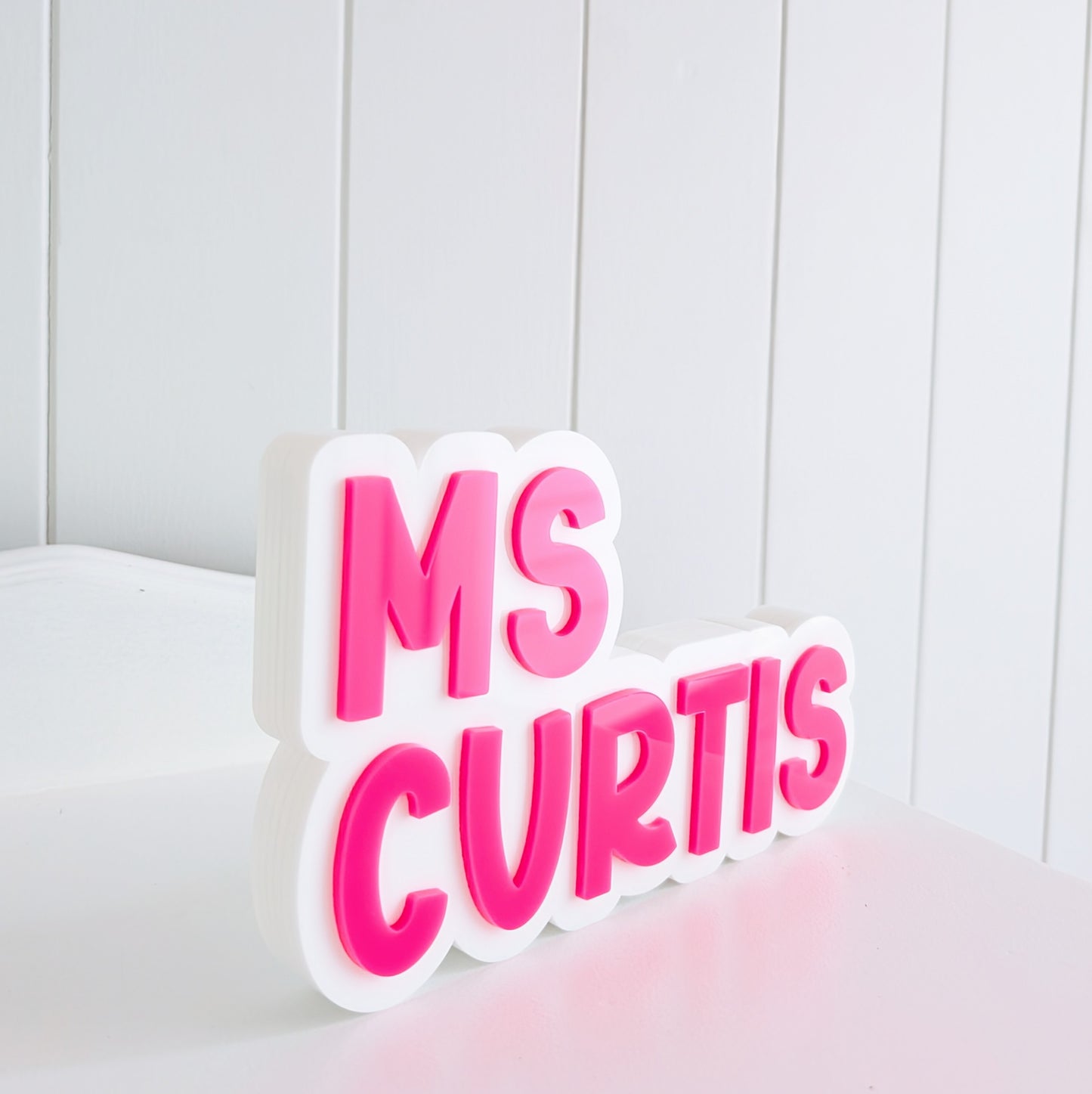 Teacher Name Desk Plaque