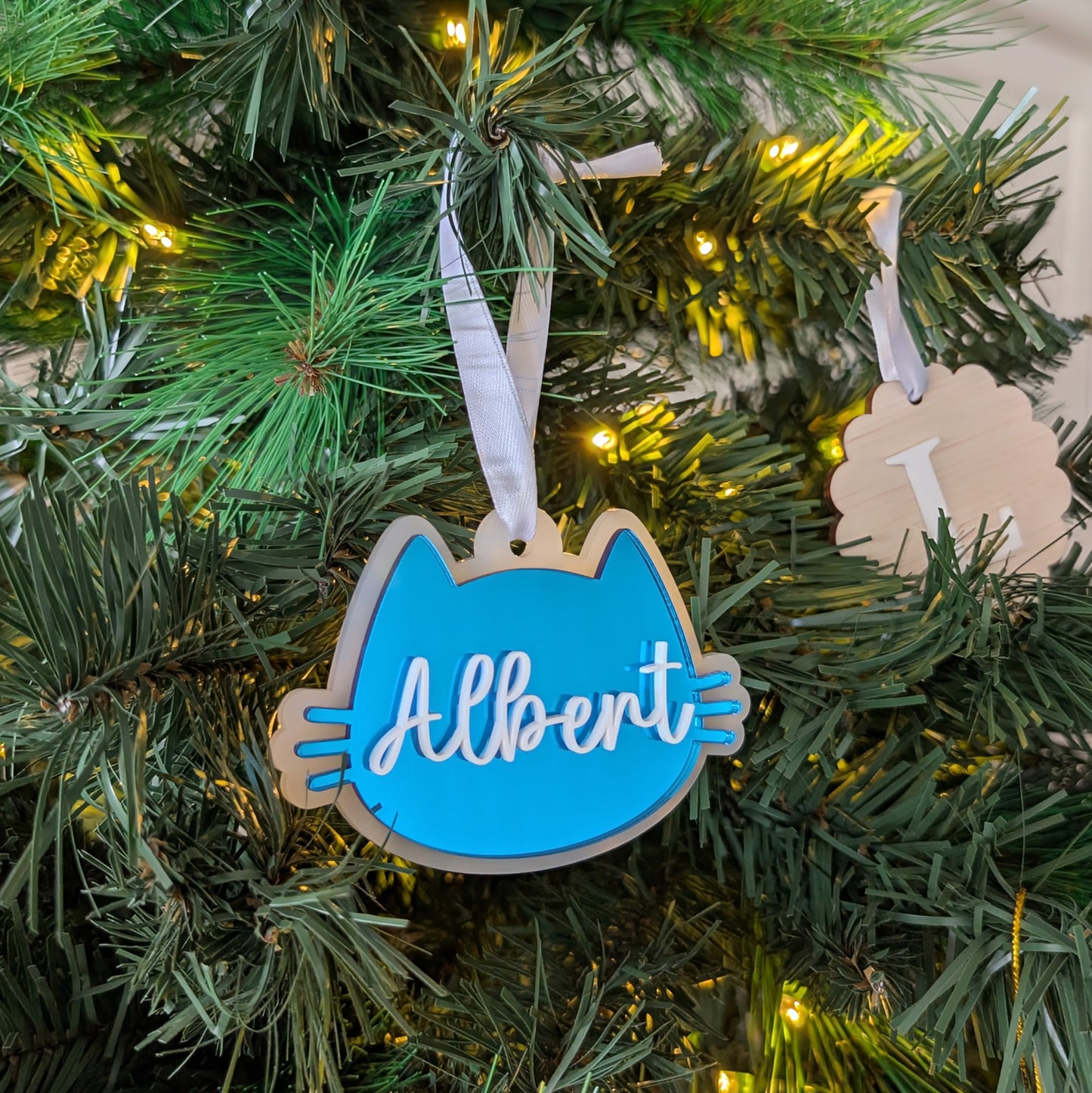 Cat Christmas Ornament