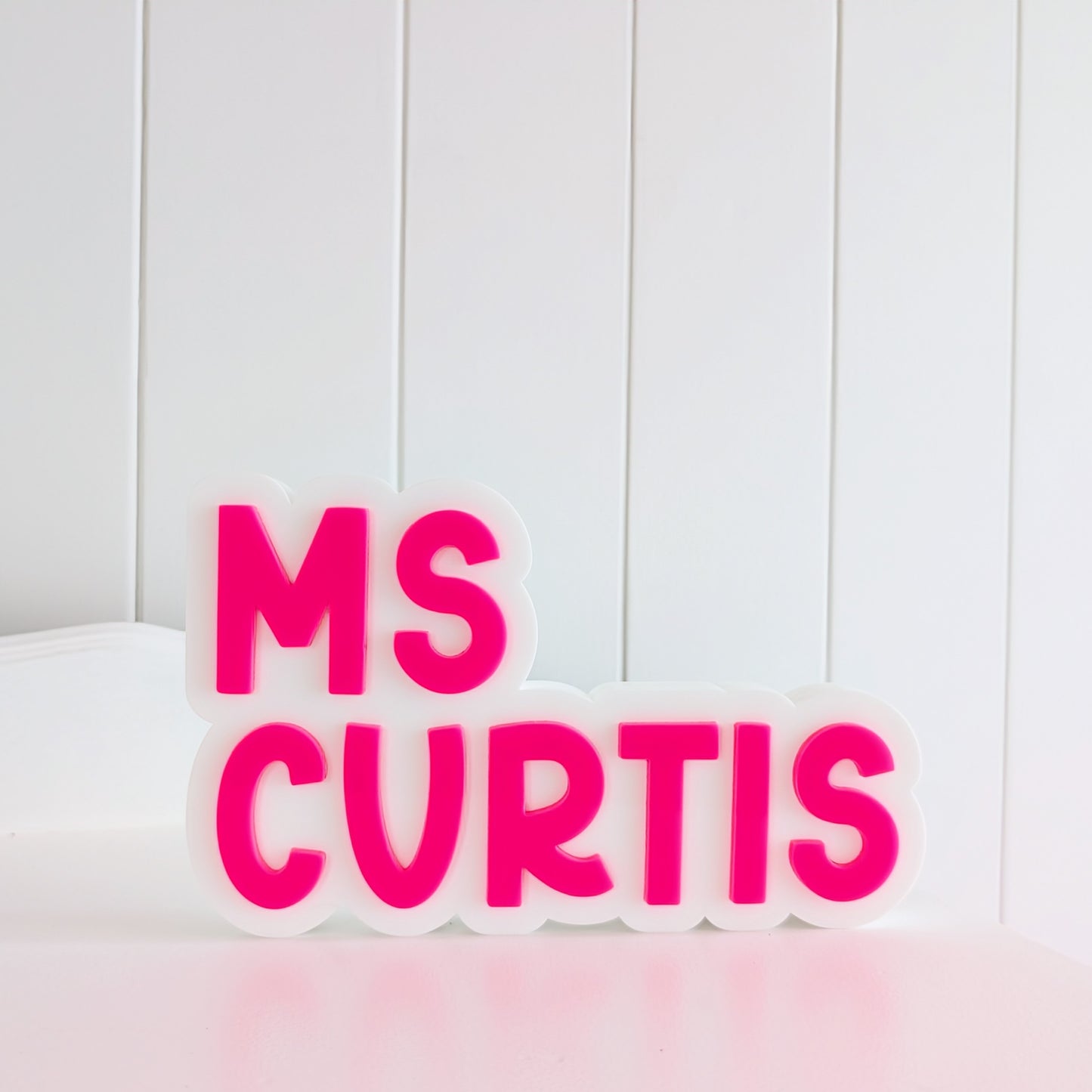 Teacher Name Desk Plaque