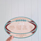 Football Wooden Plaque - Coach Gift