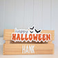 LARGE Crate with Happy Halloween Plaque