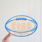 Football Wooden Plaque - Coach Gift