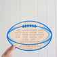 Football Wooden Plaque - Coach Gift