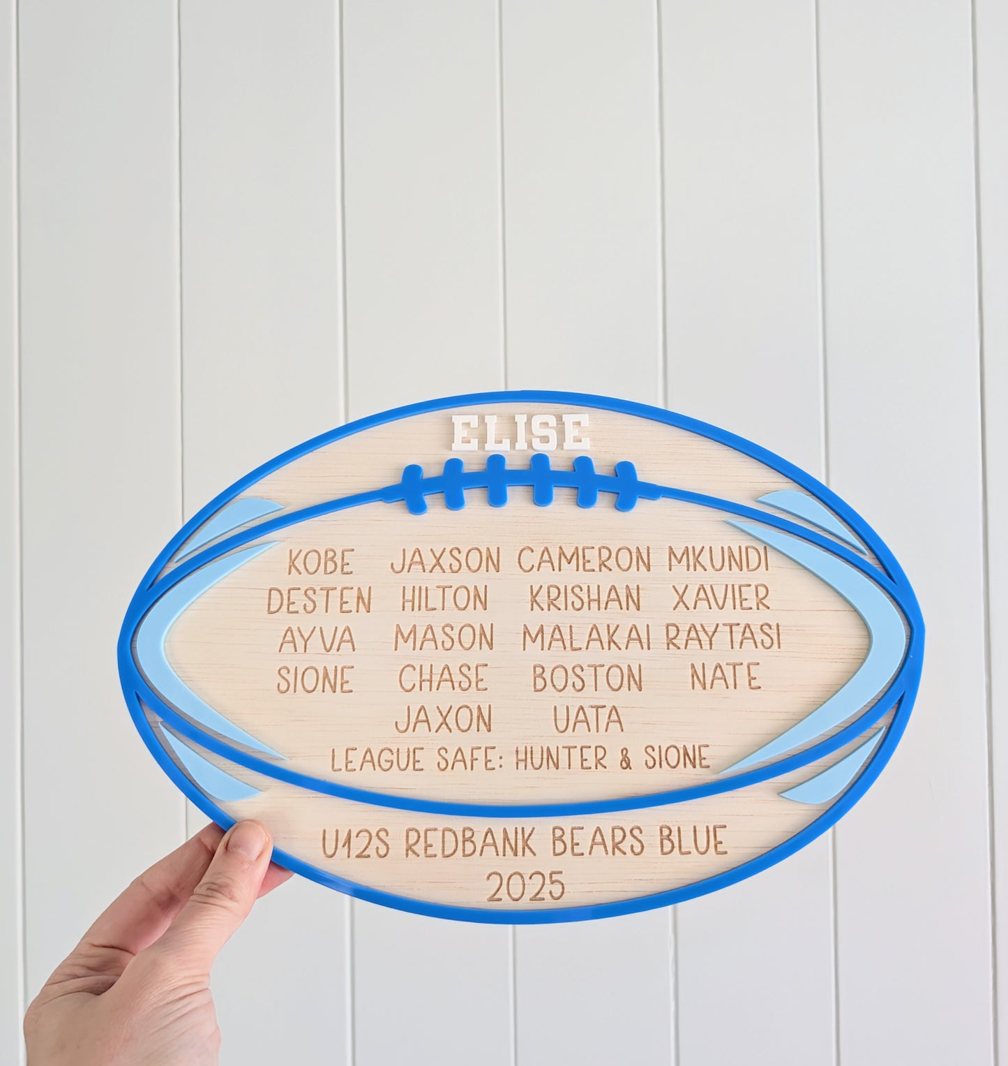 Football Wooden Plaque - Coach Gift