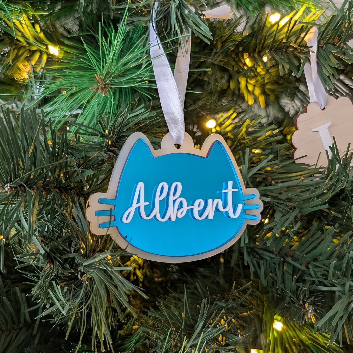 Cat Christmas Ornament