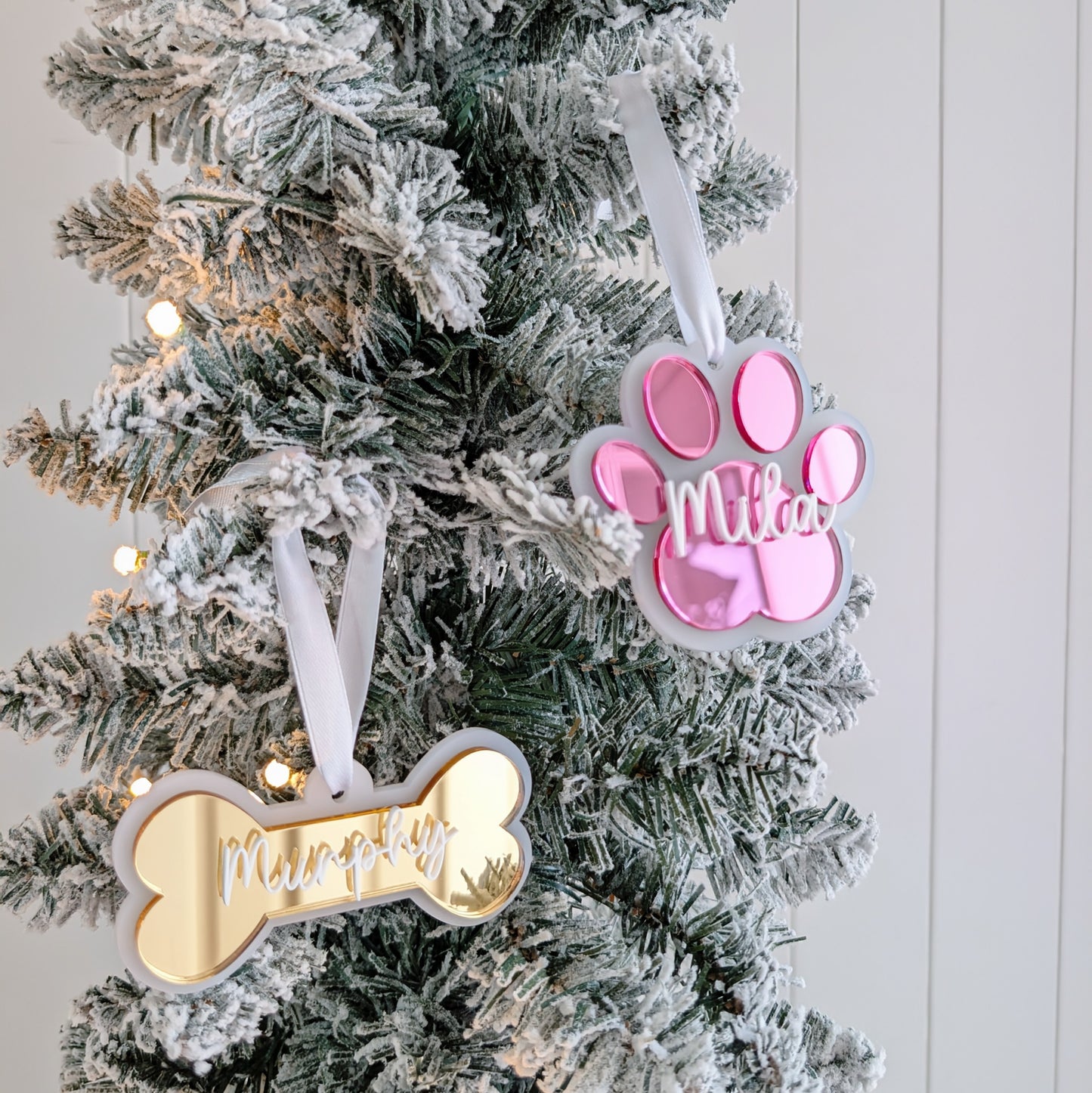 Dog Bone Christmas Ornament