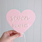 Milestone Heart Balloons - Set of 12
