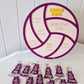 Netball Dress Team Keyring