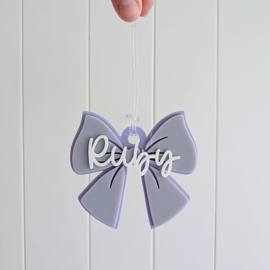 Bow Bag Tag - Lou James Creations 