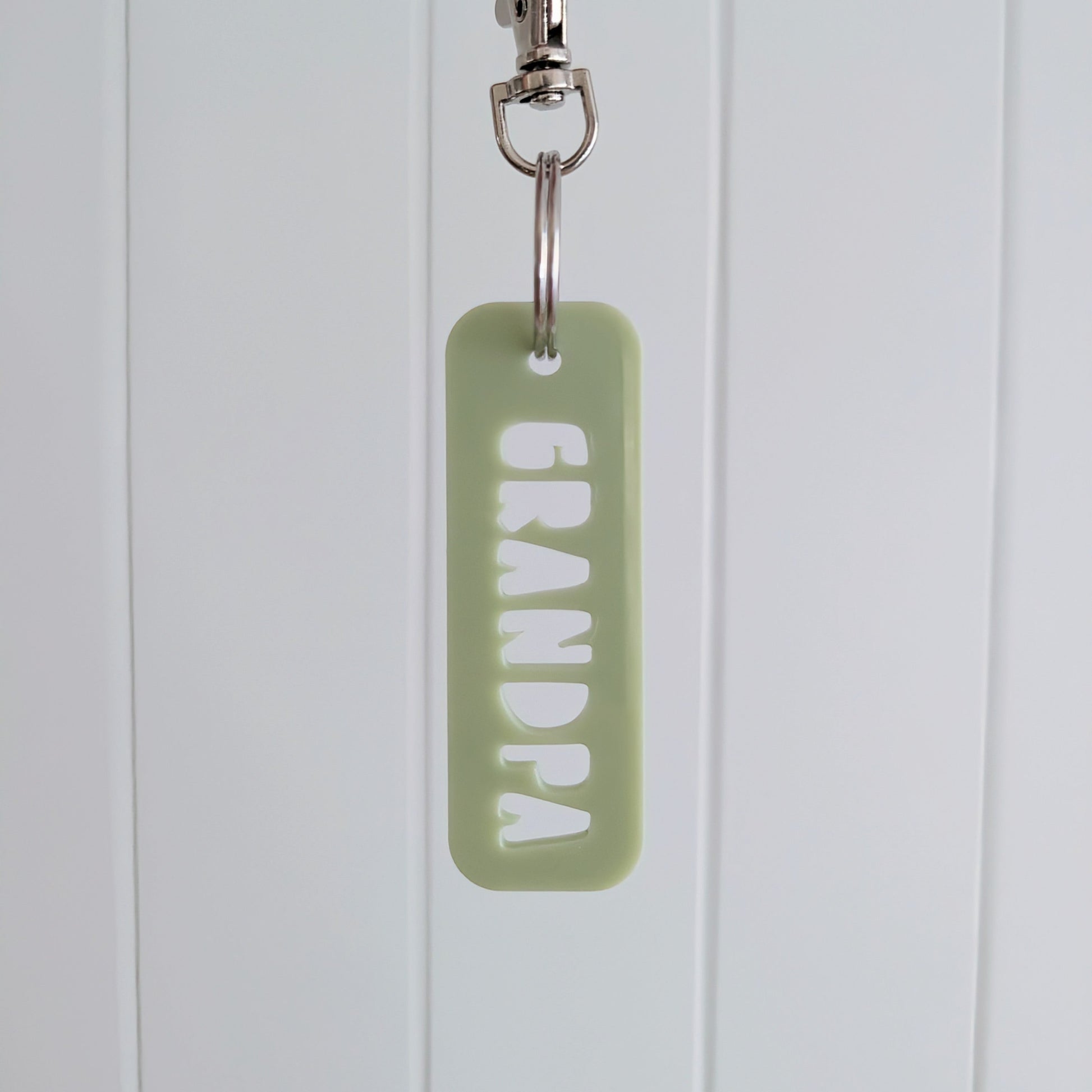 Father's Day Cut Out Keyring - Lou James Creations 