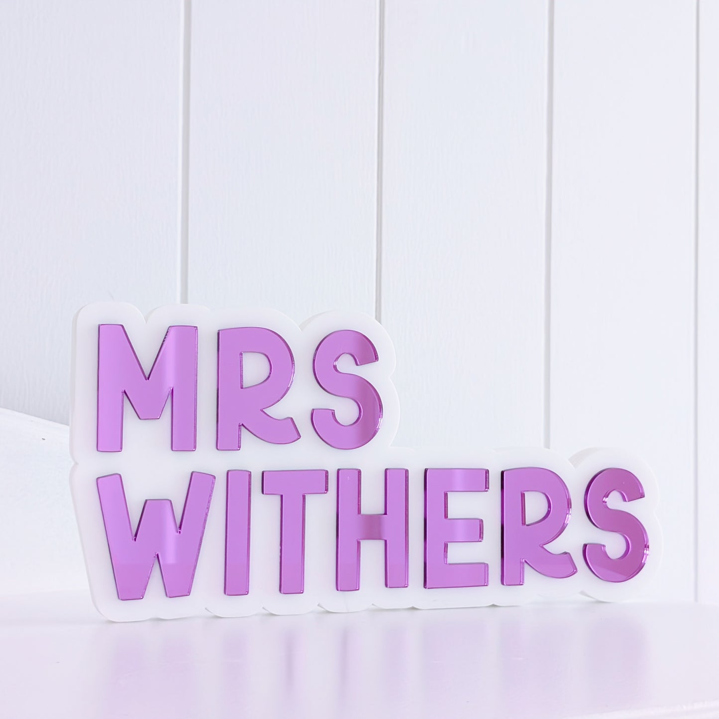 Teacher Name Desk Plaque