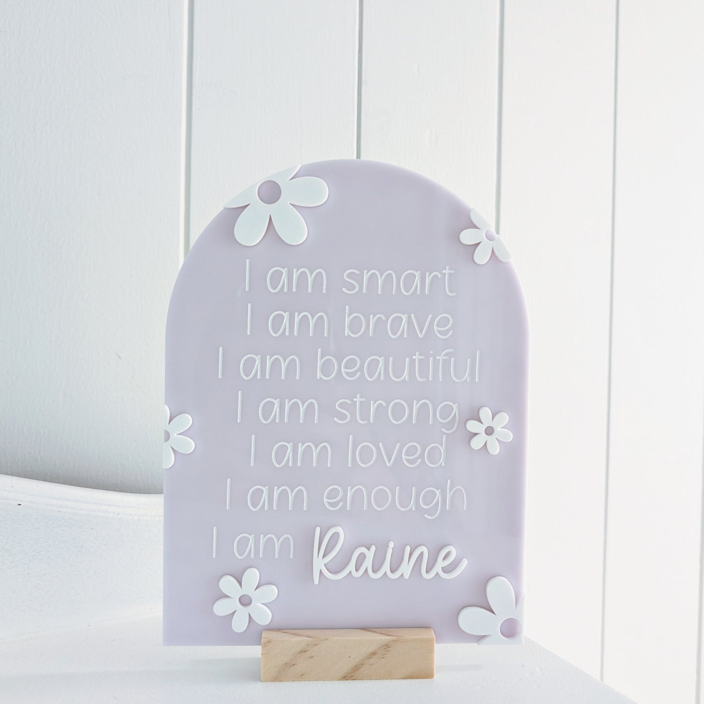 Daisy - Acrylic Affirmation Arch