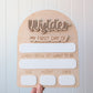 My First Day / My Last Day Personalised Wooden Arch - Classic