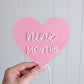 Milestone Heart Balloons - Set of 12