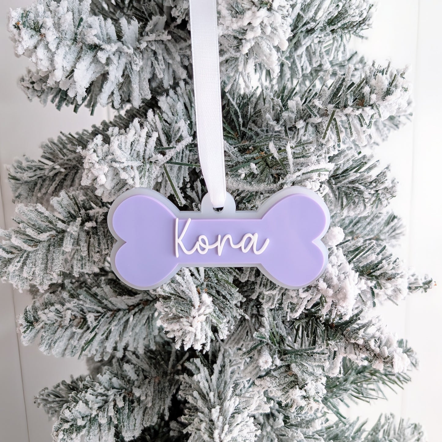 Dog Bone Christmas Ornament
