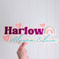 Name Plaque with Rainbow