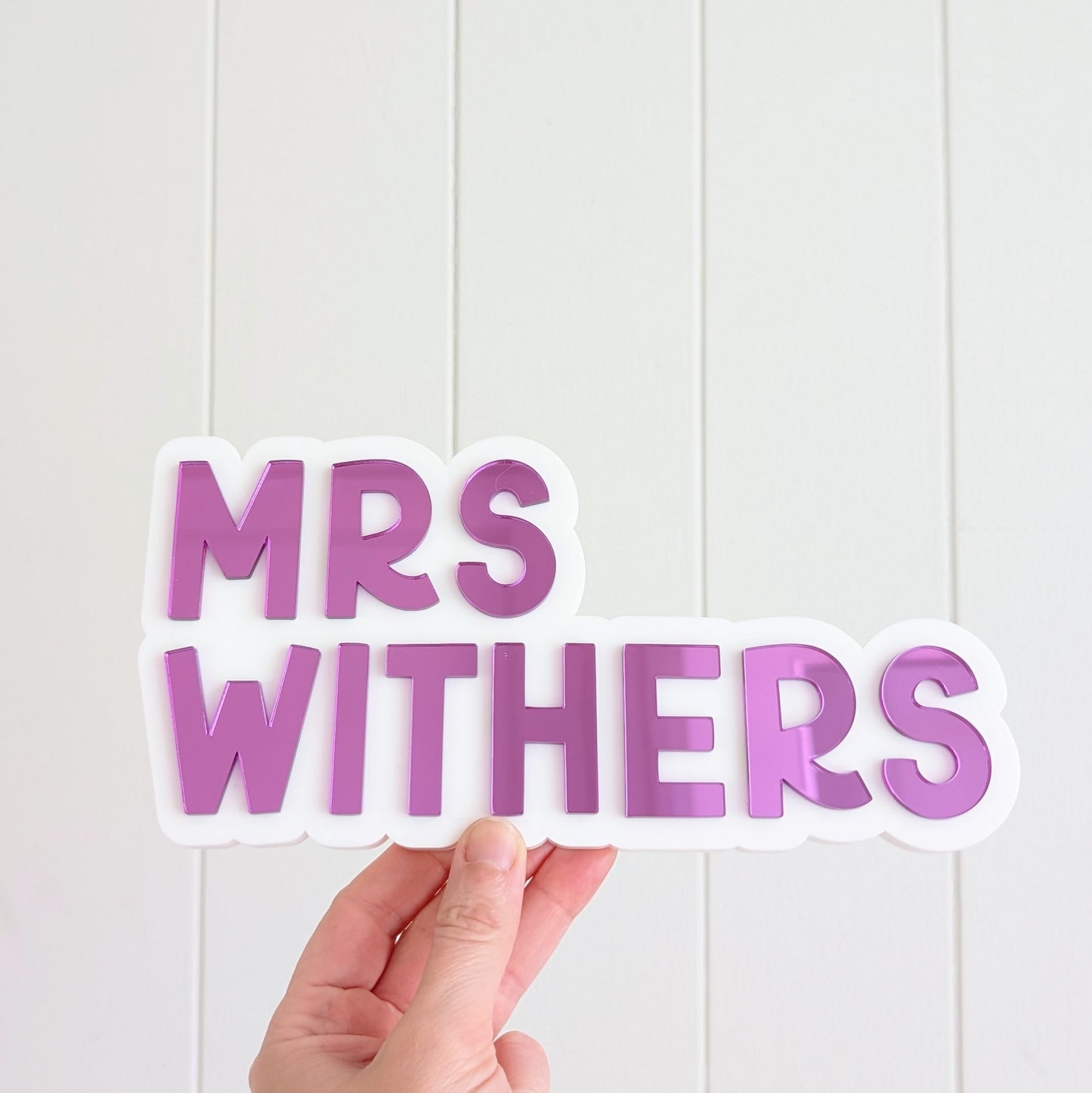 Teacher Name Desk Plaque