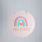 Teacher Rainbow Wall Plaque