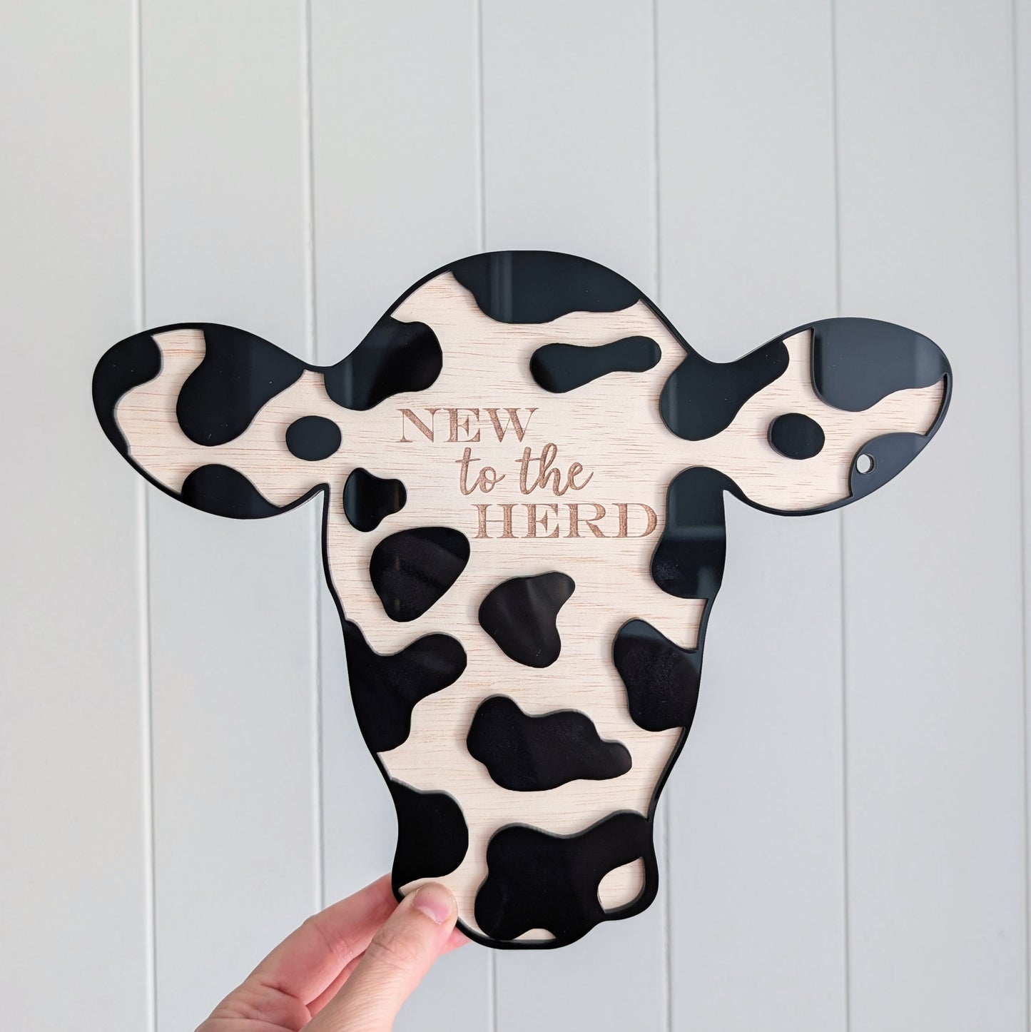 Cow Milestone Tags & Birth Announcement
