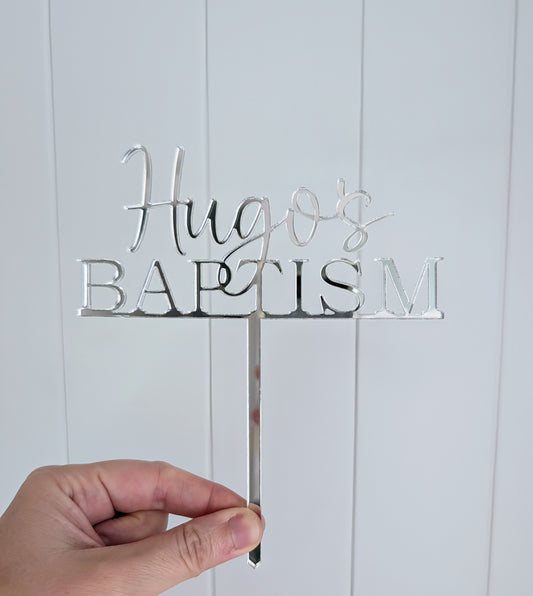 Baptism / Christening Cake Topper - Lou James Creations 