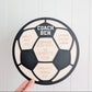 Soccer Ball Wooden Plaque - Coach Gift